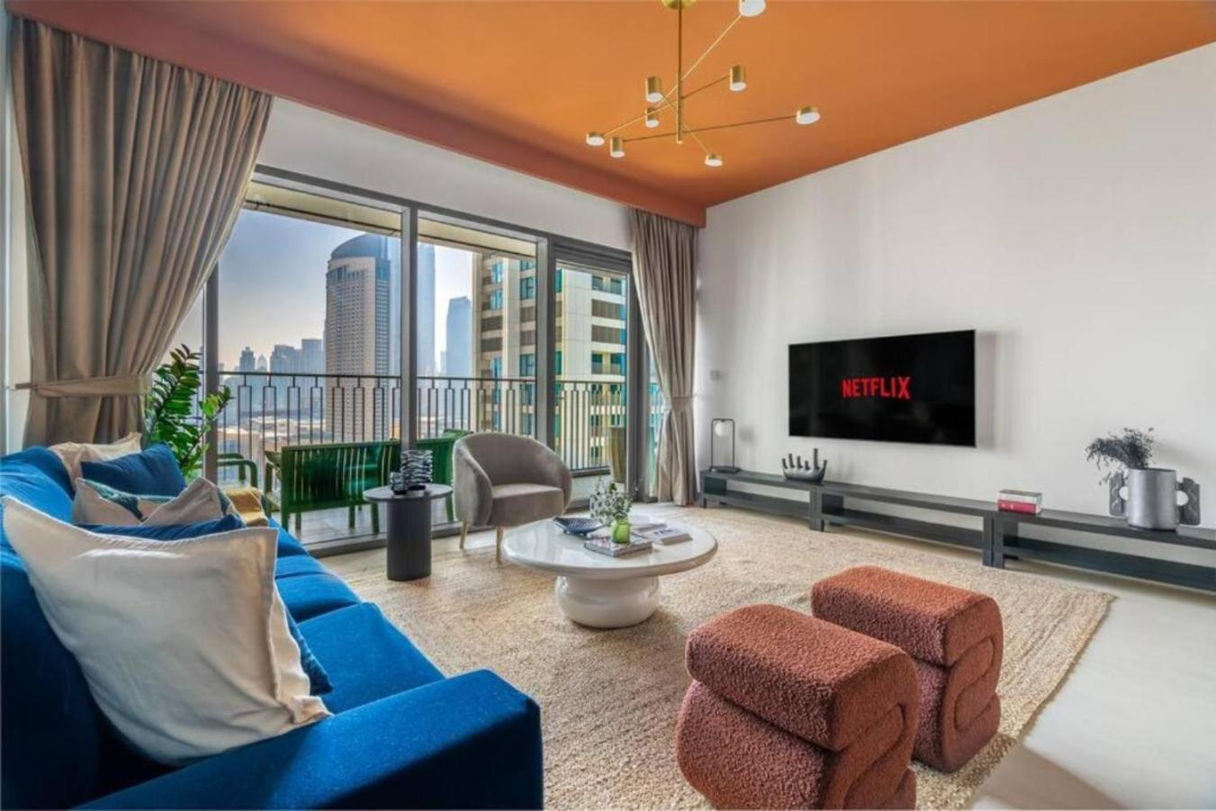 अपार्टमेंट Chic & Luxurious With Burj Khalifa View *