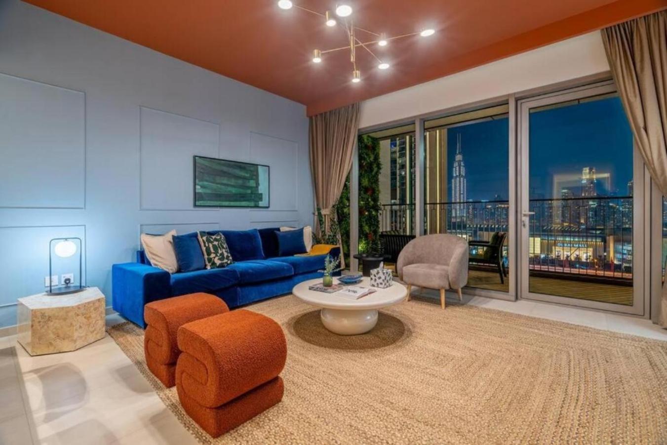Chic & Luxurious With Burj Khalifa View अपार्टमेंट
