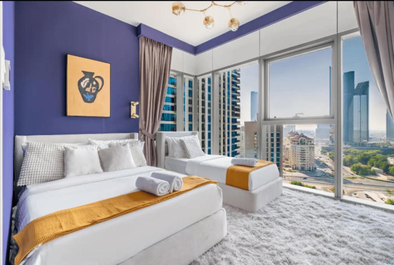 Chic & Luxurious With Burj Khalifa View अपार्टमेंट *